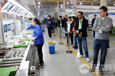 多國旅行商深入智能馬桶工廠 體驗&ldquo;臺州智造&rdquo;獨特魅力